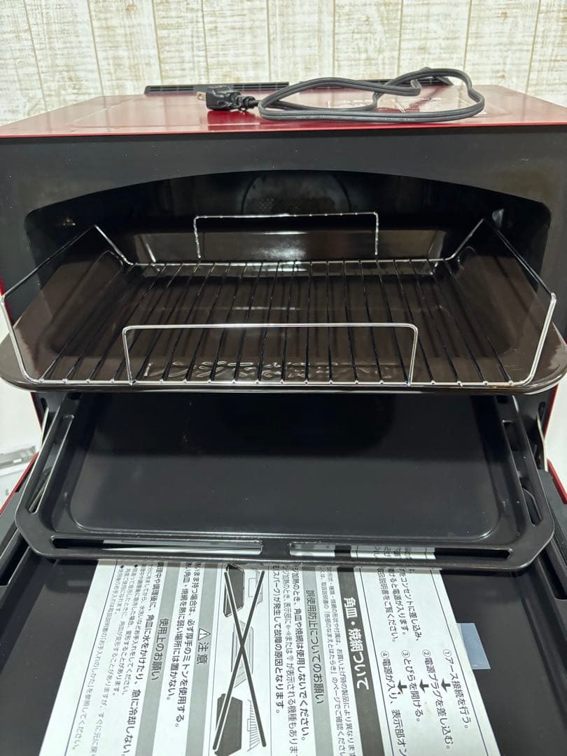 石窯オーブンTOSHIBA ER-PD7000(R) 赤