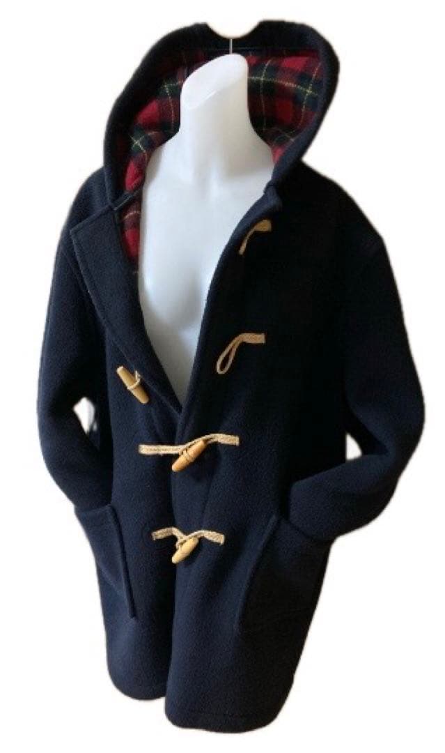 MONTGOMERY モンゴメリーネイビー ダッフルコート Lメンズ　英国製