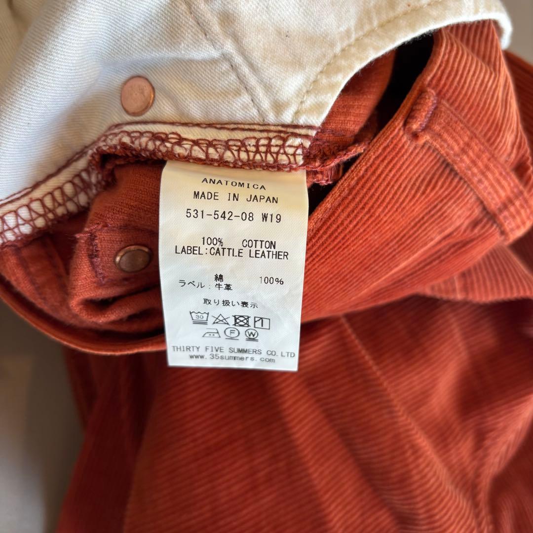 ANATOMICA アナトミカ 618 MARILYN CORDUROY