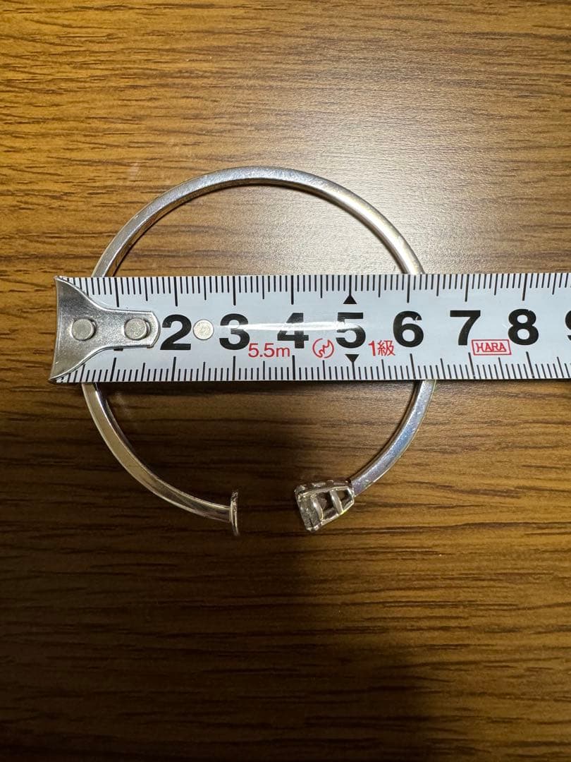 マルジェラ　シルバーバングル