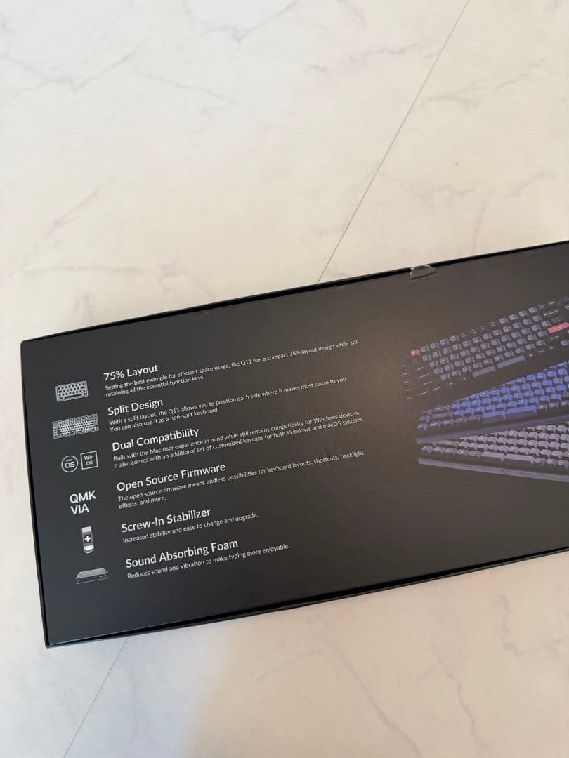 ジ*ー様 Keychron Q11 75% メカニカルキーボード 本体