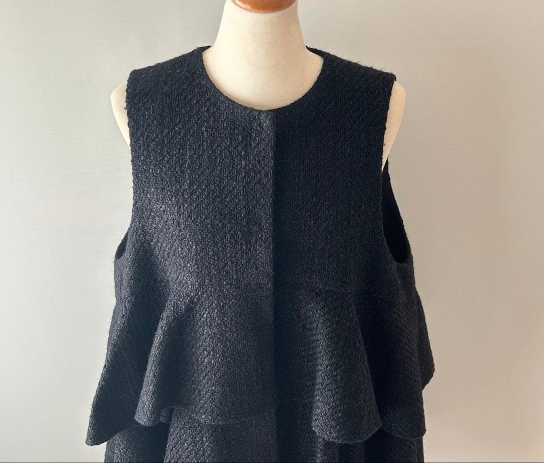 ★LE PHIL ルフィル ロービングツィードティアードジレ★