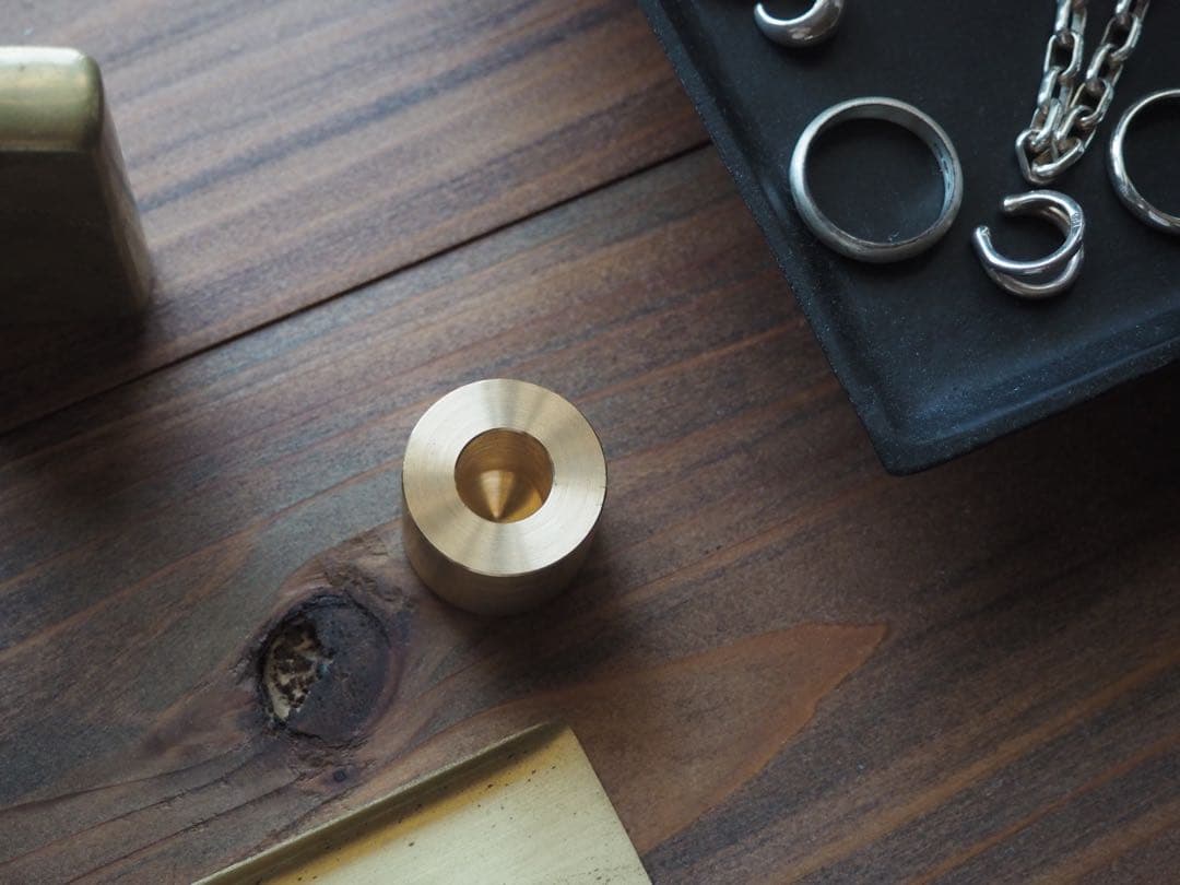 みずかけな　16本　真鍮製 ペン立て 一本用 インテリア 穴径太め