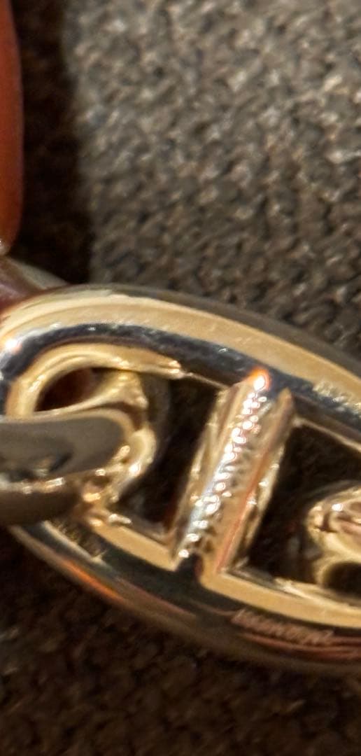 【新品未使用】エルメス シェーヌダンクル GM11コマ シルバーブレス