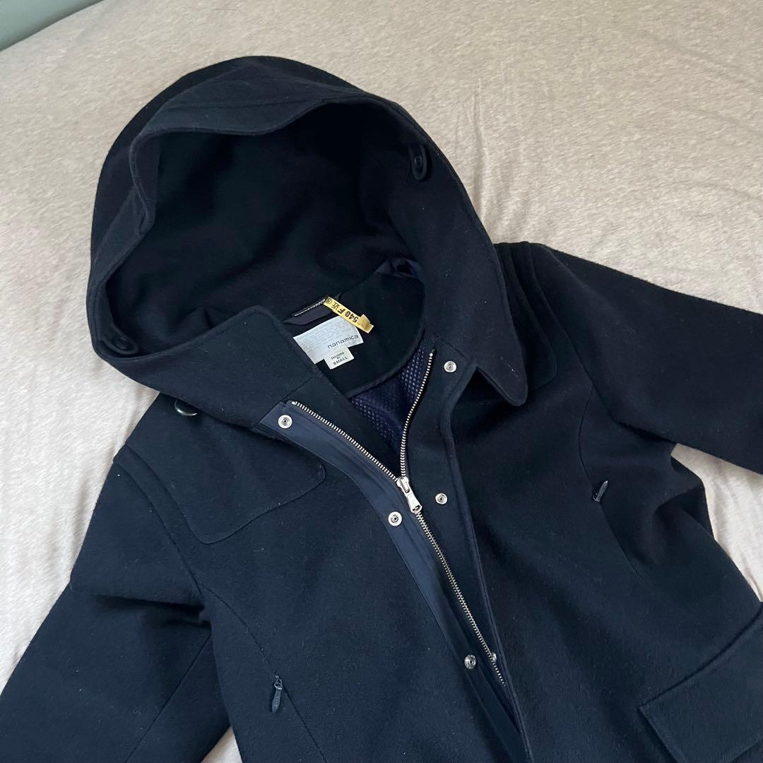 nanamica ナナミカ WINDSTOPPER ダッフルコート ネイビー