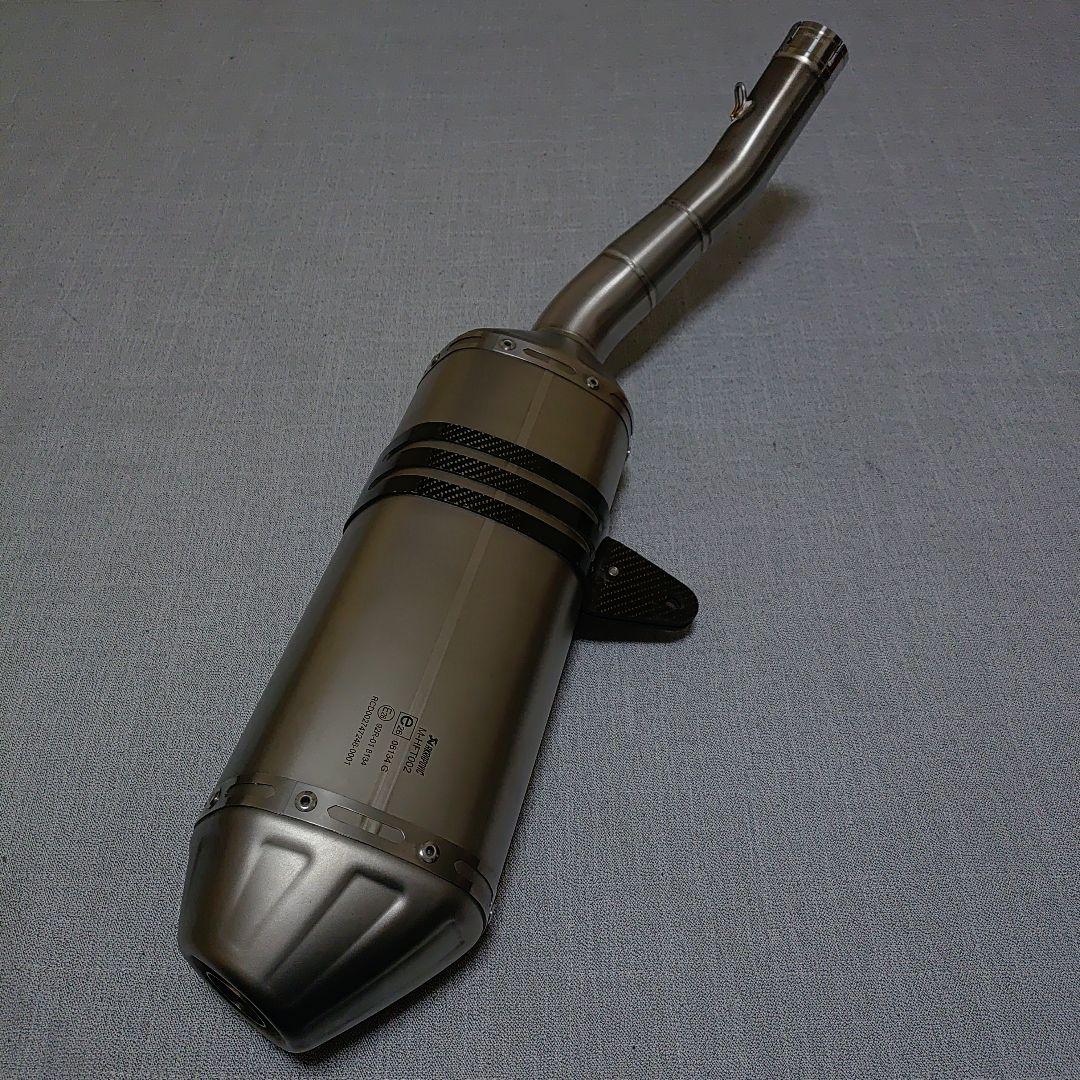 と*も様 【最終変更】AKRAPOVIC テネレ700　スリップオンマフラー　E