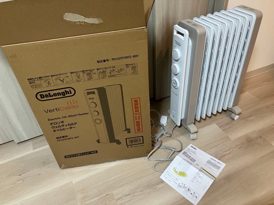 De'Longhi (デロンギ) オイルヒーターRHJ21F0812-WH