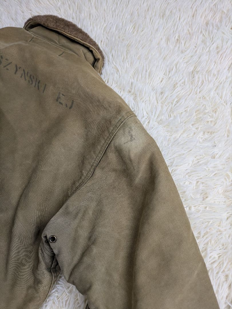 た*ま様 40sビンテージ US Navy N-1 デッキジャケット　米軍実物