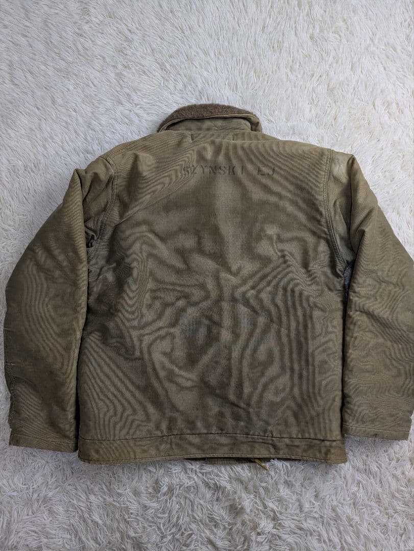 た*ま様 40sビンテージ US Navy N-1 デッキジャケット　米軍実物