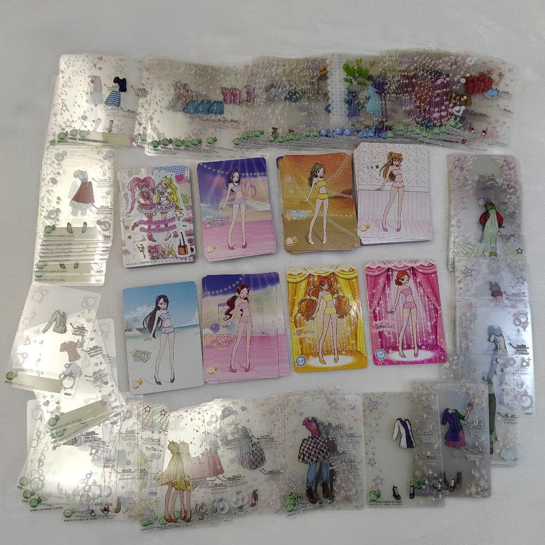 カードダス　プリキュア　きがえてスマイルカード　まとめ売り　大量245枚＋シール
