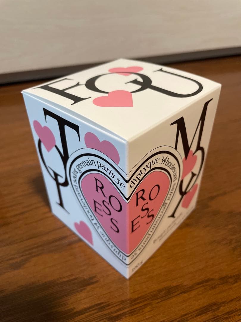 2025限定Diptyqueディプティック ローズ キャンドル 未使用 マッチ付