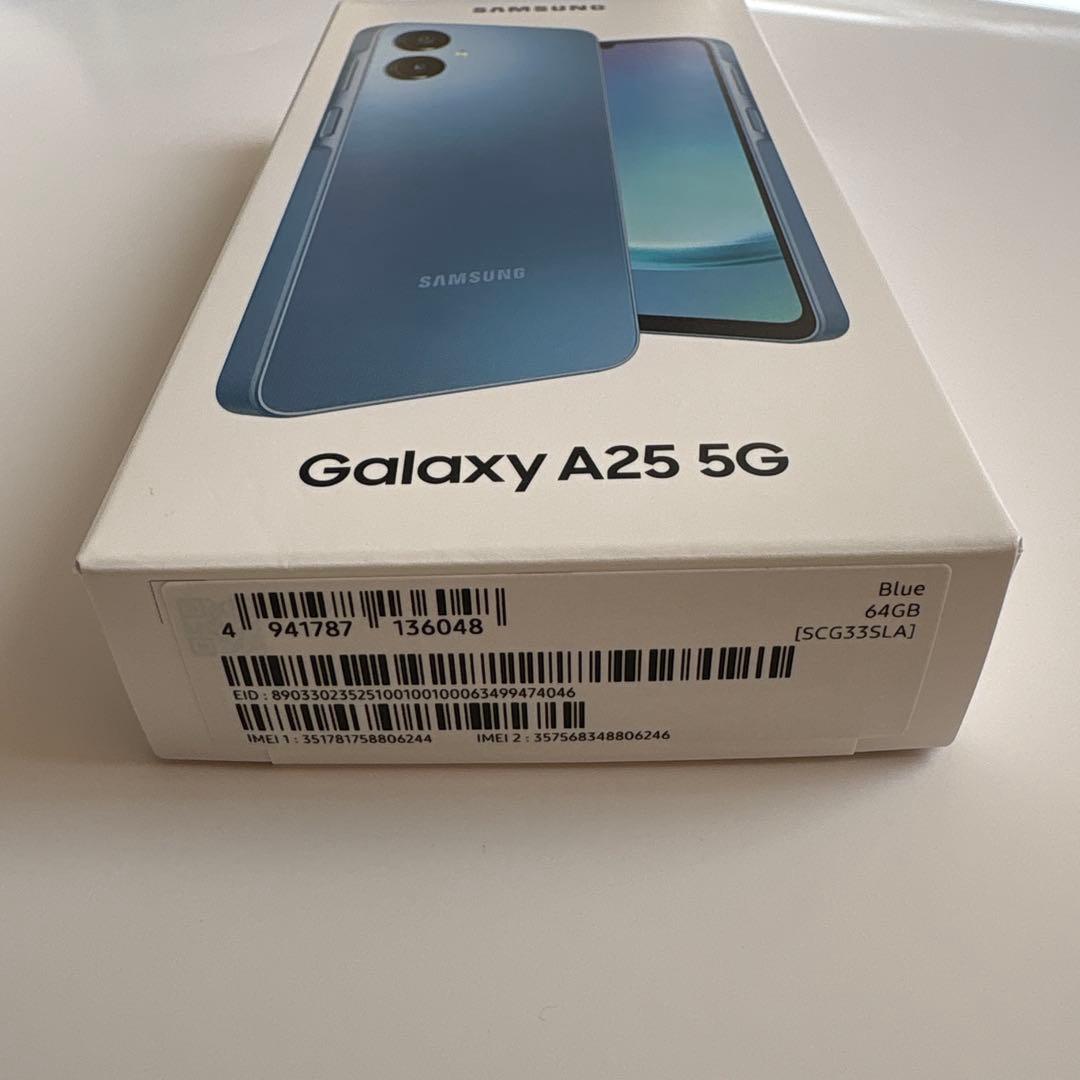【新品未使用】SAMSUNG Galaxy A25 5G Blue