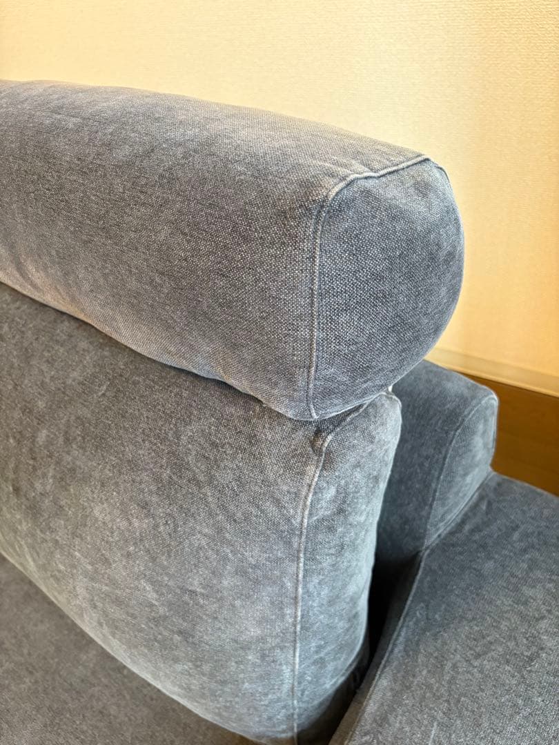 【最終値下げ・送料込み】無印良品 ソファ 2シーター 羽根・ポケットコイル