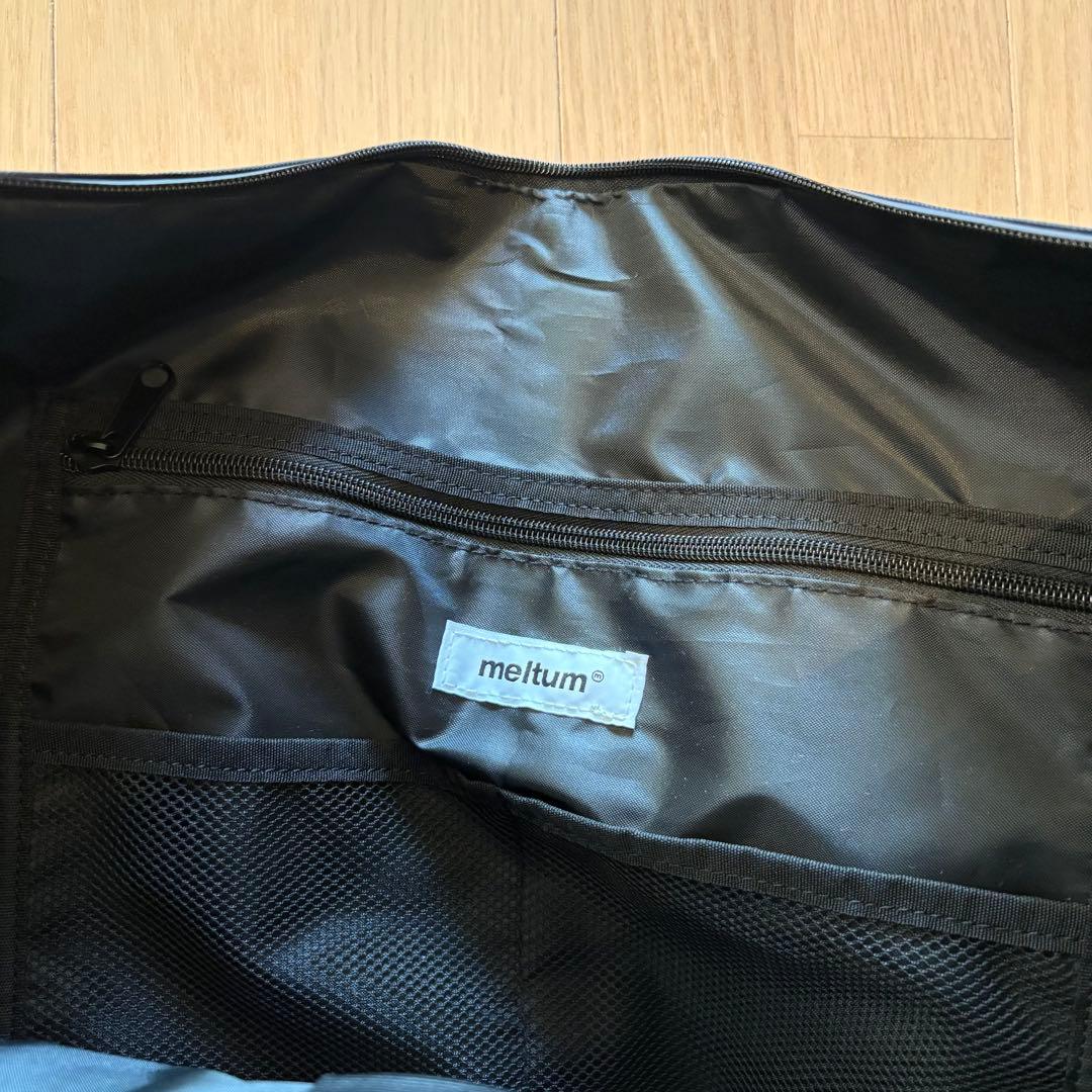 meltum NYLON MESSENGER BAG BLACK 未使用品