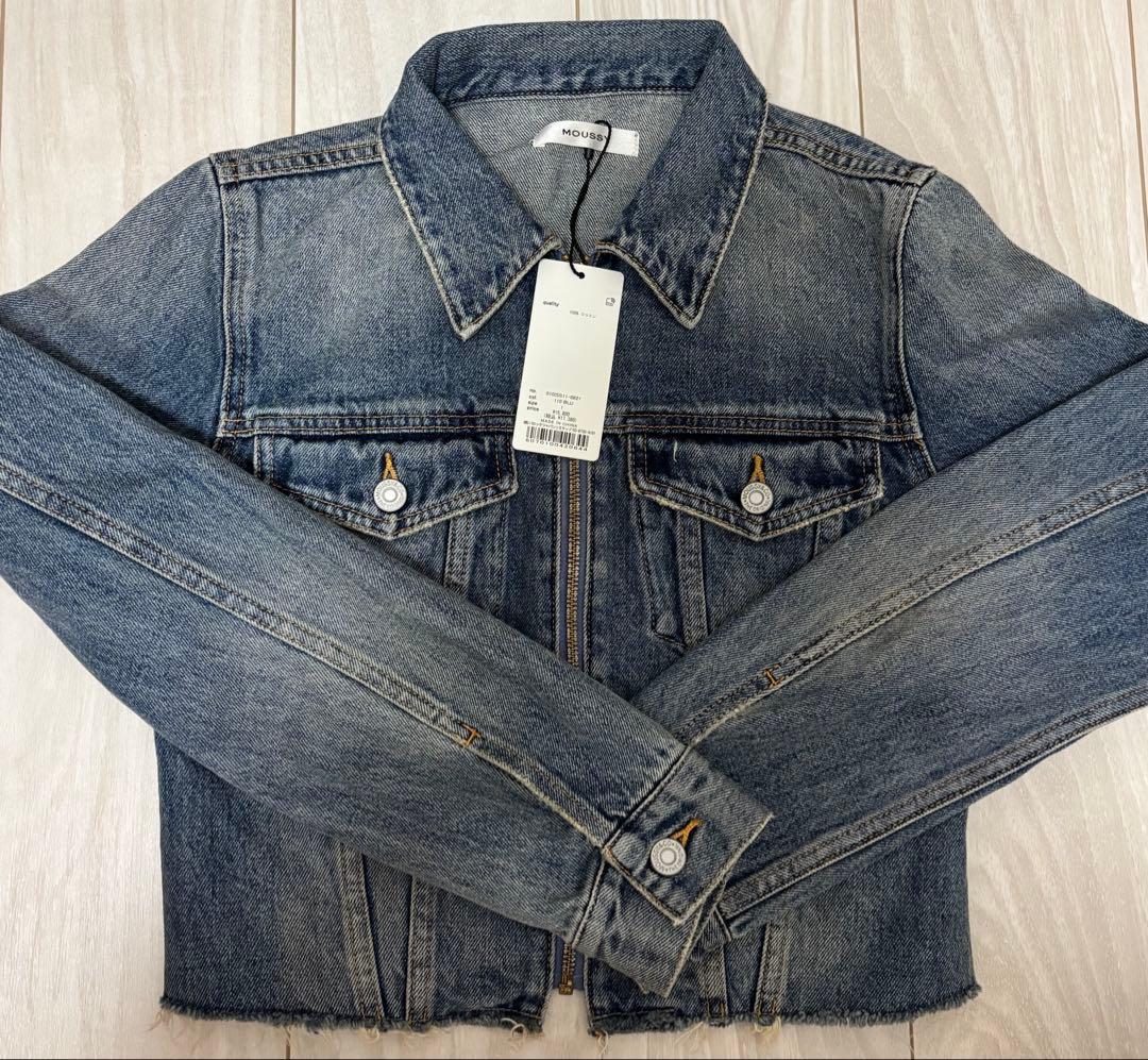 【MOUSSY】ZIP UP COMPACT DENIM ジャケット