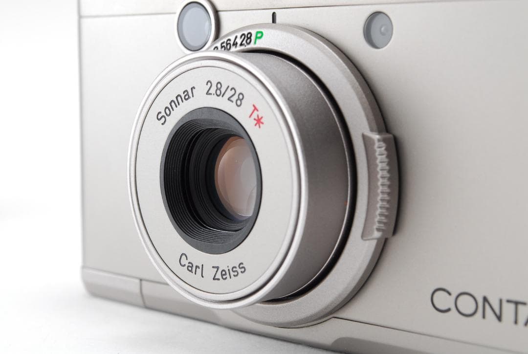 未使用☆初期保証！Contax Tix Carl Zeiss 28mm f2.8