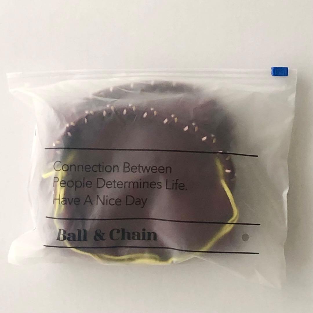 【新品未使用】ボールアンドチェーン カフェタナカ エコバッグ M ボルドー