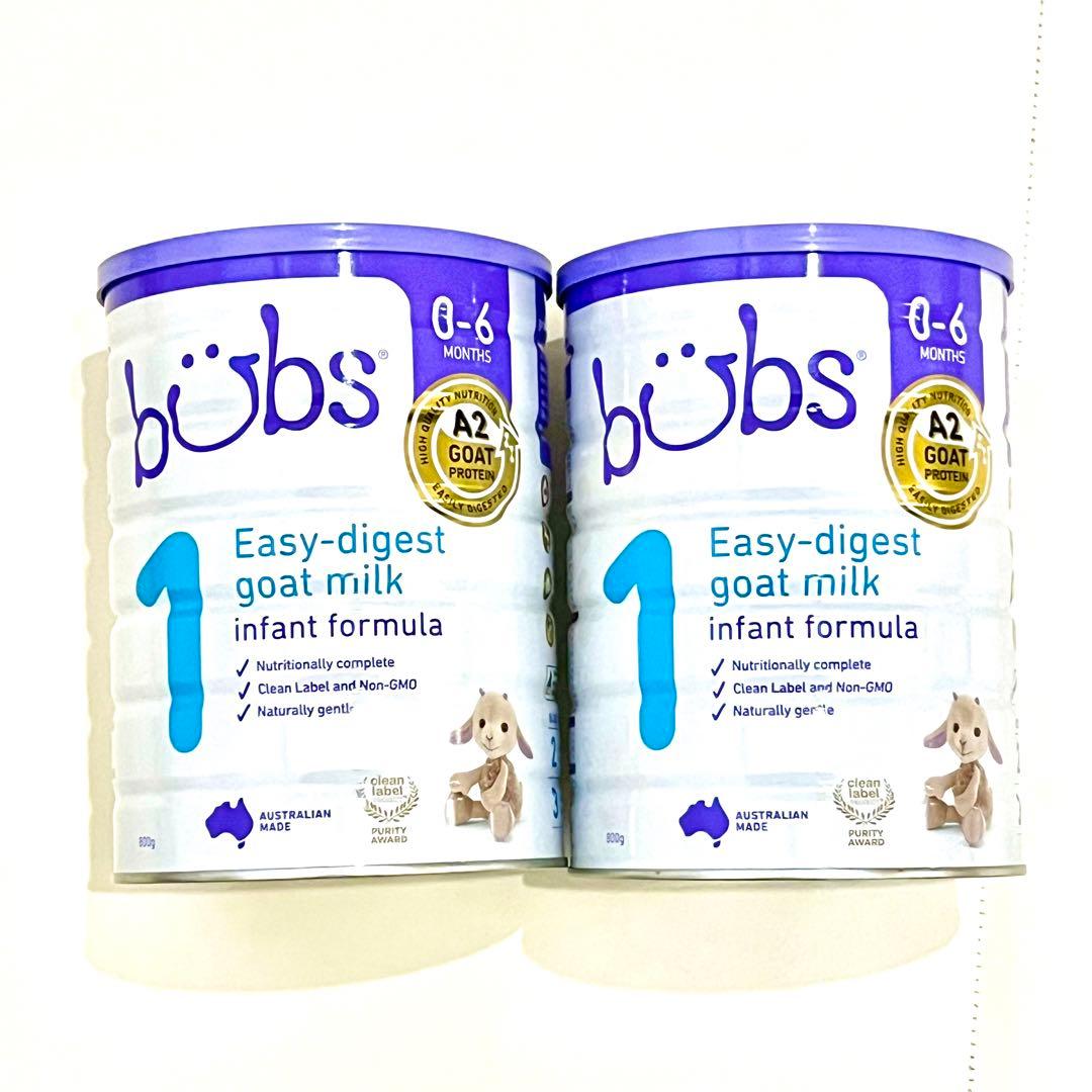 bubs バブズ ヤギミルク ステップ1 粉ミルク 2缶
