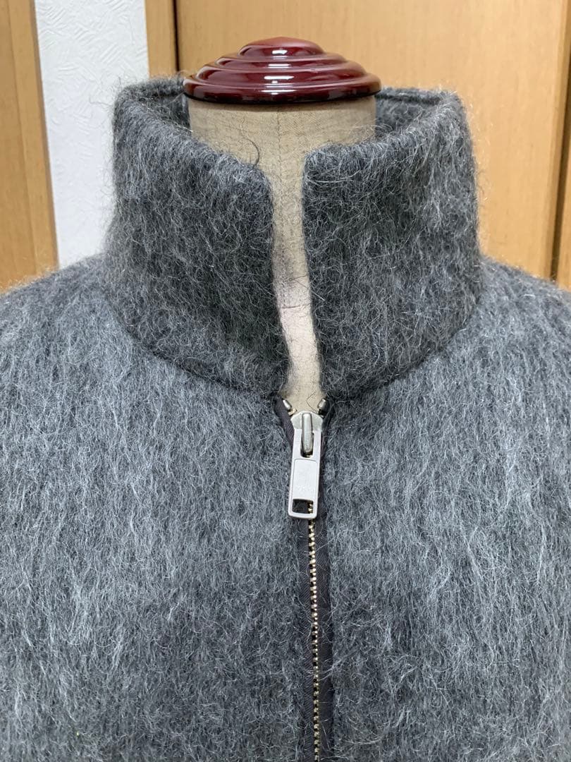 値下げ中！CHIEKO+ shaggy blouson 36 grey ブルゾン