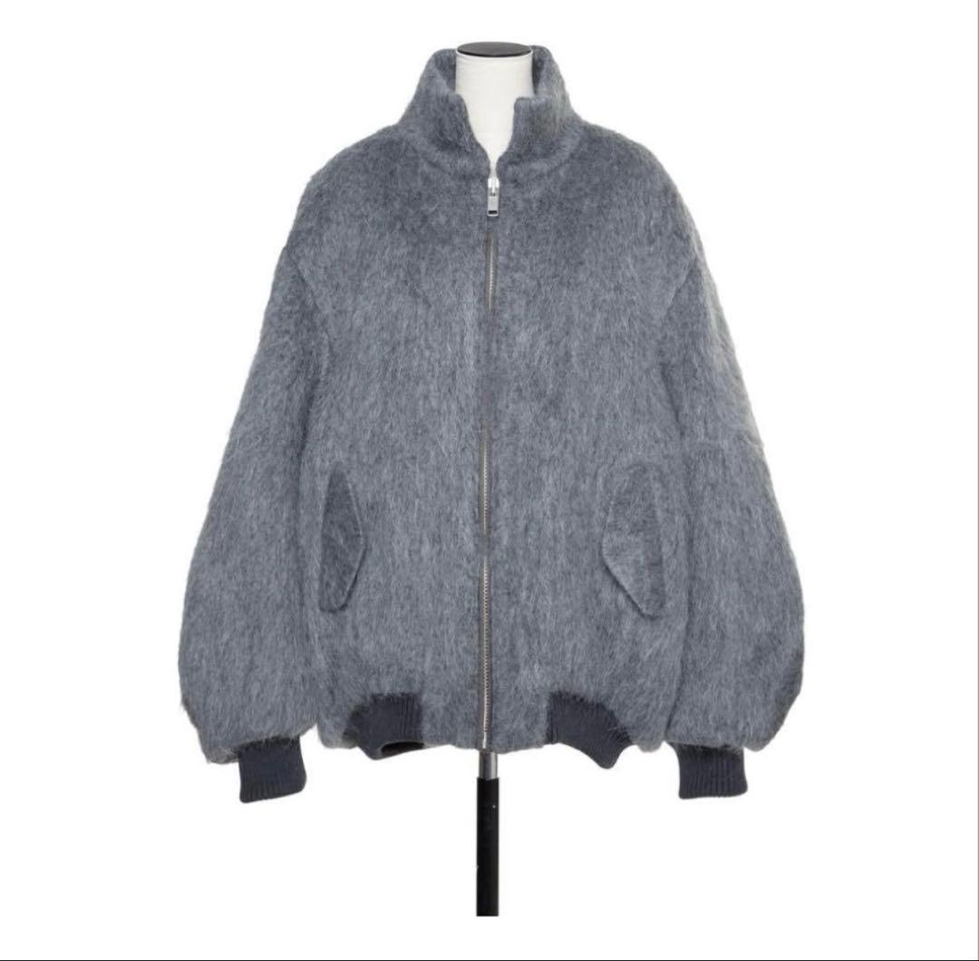 値下げ中！CHIEKO+ shaggy blouson 36 grey ブルゾン