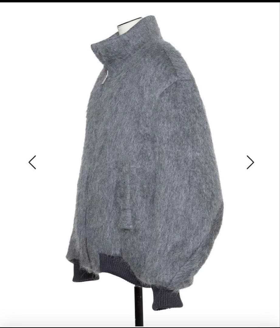 値下げ中！CHIEKO+ shaggy blouson 36 grey ブルゾン