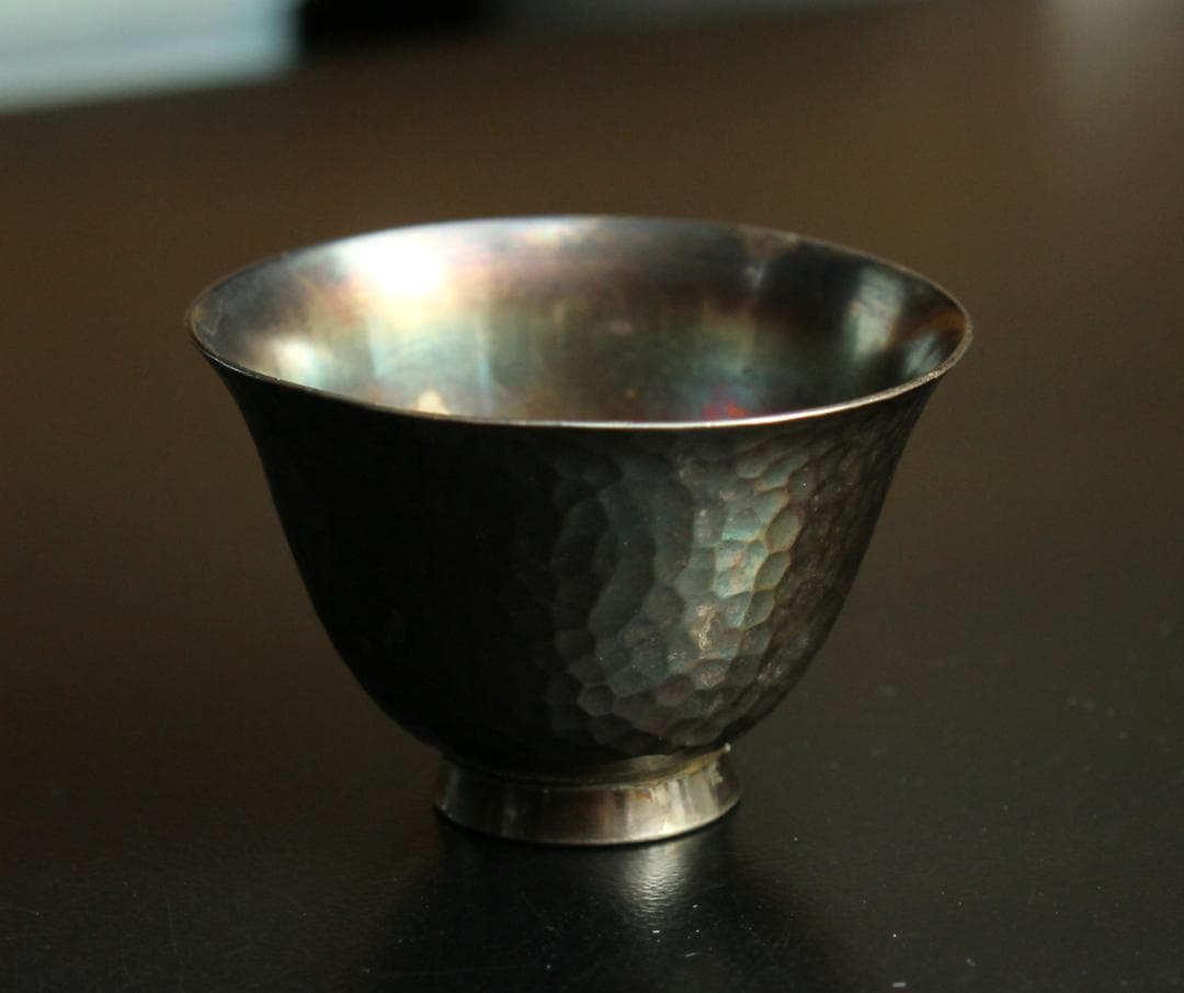 純銀　おちょこ　20.5g　燕刻印