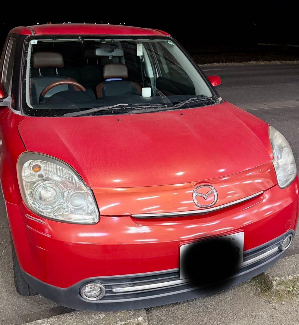 マツダ ベリーサ L 平成21年　車検あり 赤　車両本体