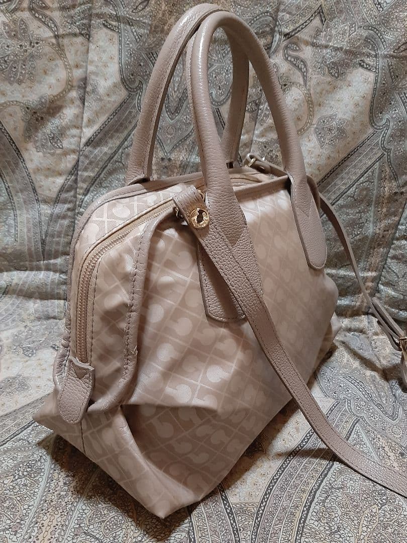 GHERARDINI SOFTY 本革コンビ/2way/斜め掛けショルダーバッグ