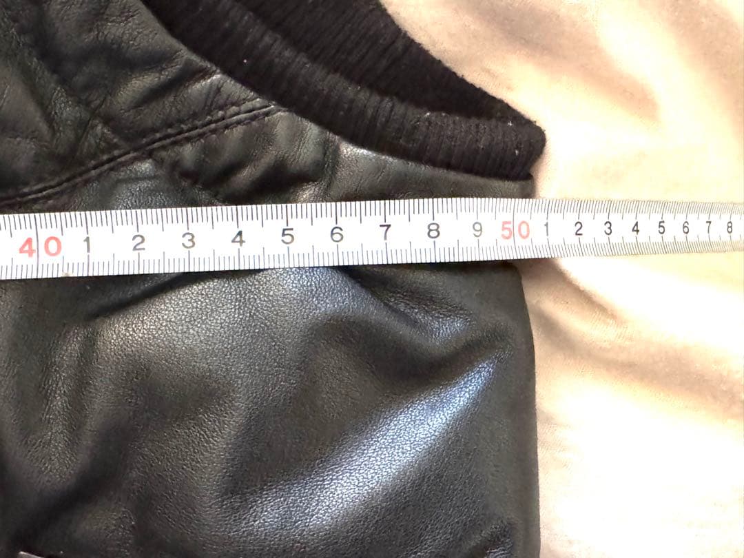 革のバーバリー BURBERRY BLACK LABEL ダウンベスト L