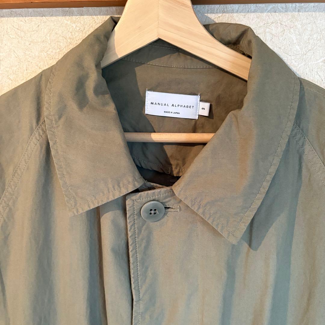 美品　MANUAL ALPHABET ステンカラーコート モッズコートミリタリー