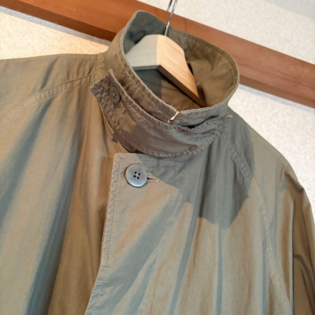 美品　MANUAL ALPHABET ステンカラーコート モッズコートミリタリー