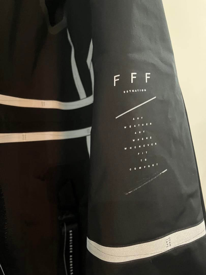 ESTNATION fff フーデッドコート BLACK Lサイズ