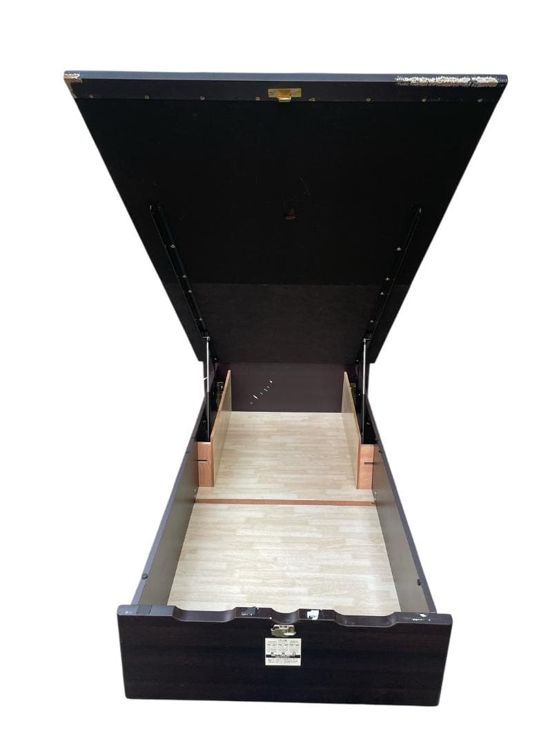 大阪京都限定 ニトリ 深型 跳ねあ上げ式宮付きベッドフレーム