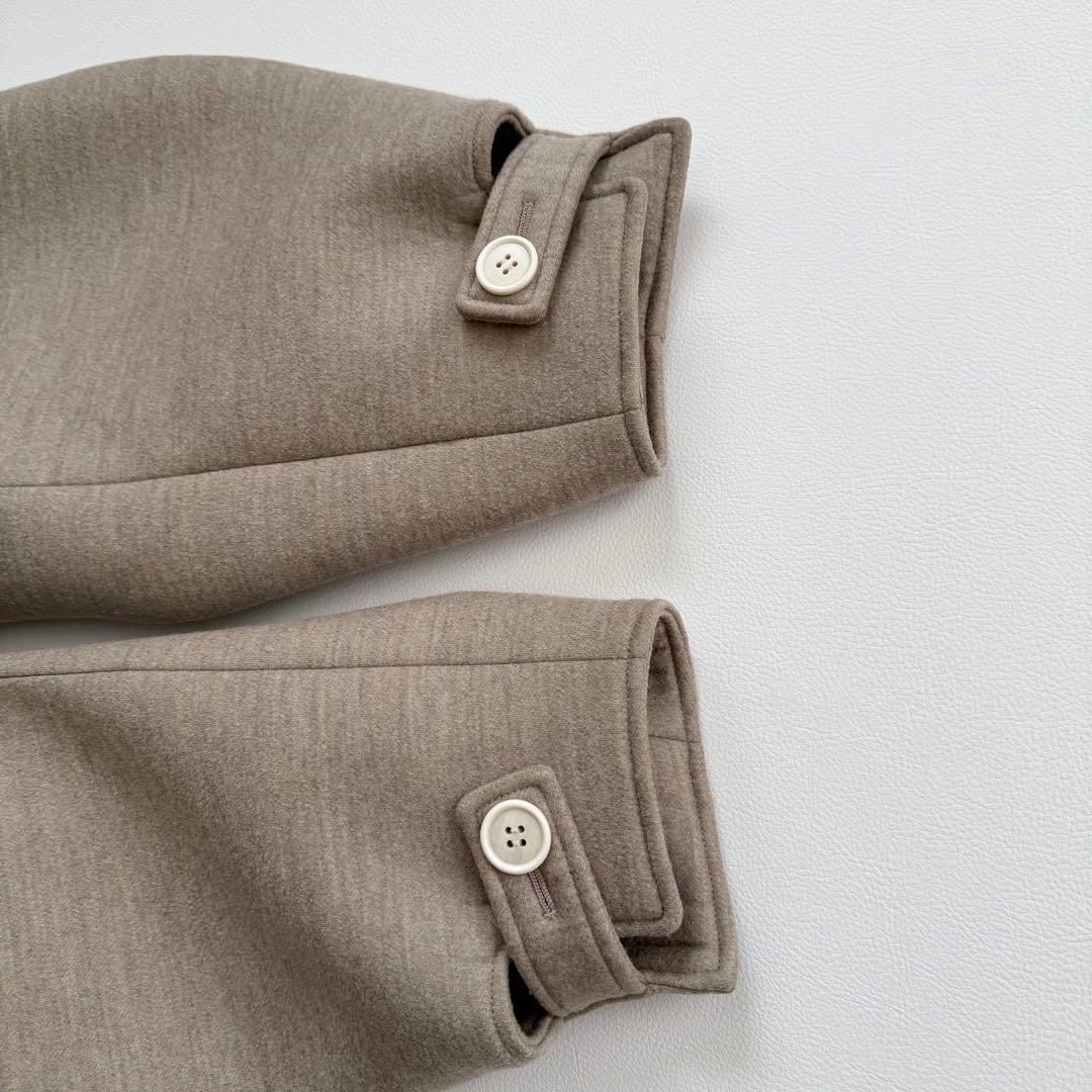 美品✨2022AW エンフォルド　ウールボンディング ショートコート　ベージュ