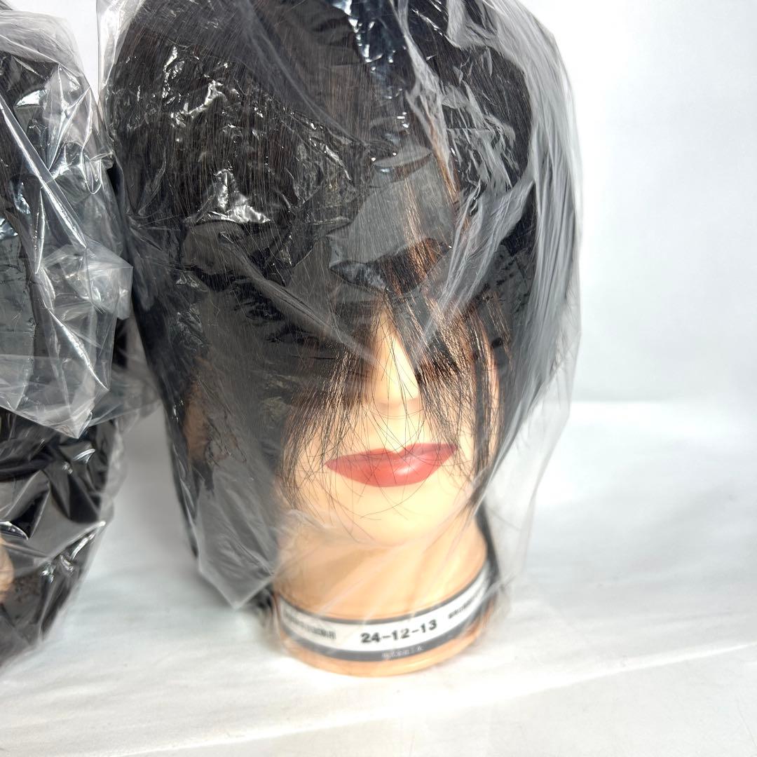 【新品未使用】美容師国家試験用　カット　ウィッグ　3体 三矢