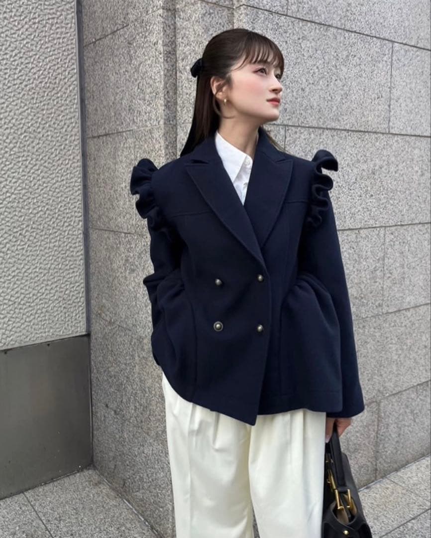 Bibiy Blazer-style Short Jacket ビビィ
