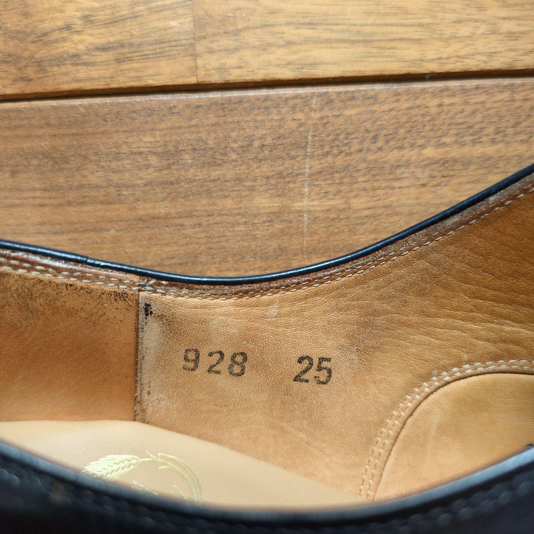 スコッチグレイン　トリノ　イルチアカーフ黒 レザー ドレスシューズ キャップトゥ