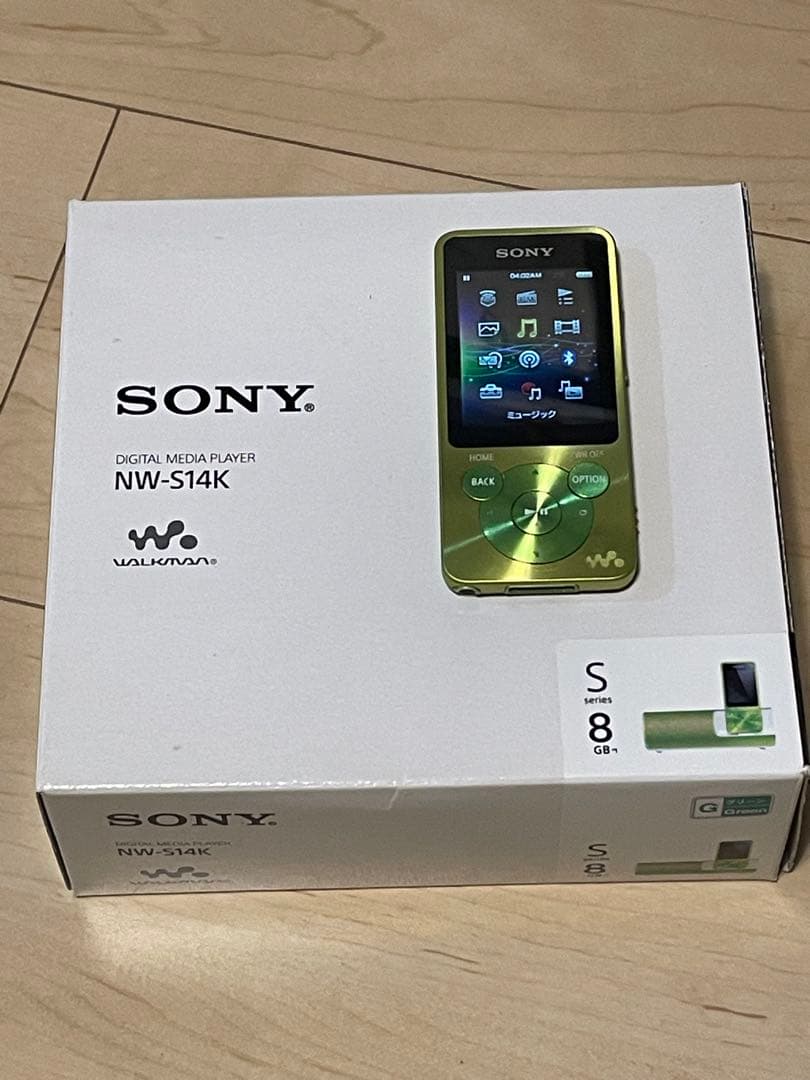 SONY ウォークマン NW-S14K 8GB グリーン　専用ケース付き