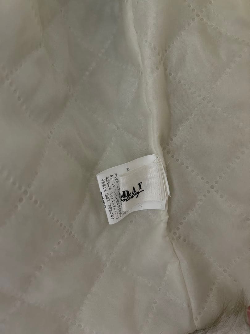 HOLIDAY&HOLIDAY ファーライクカラーショートコート