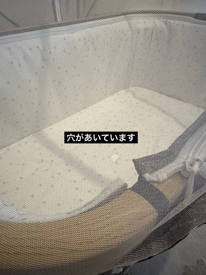 【美品】HZDMJ 2024新型ベビーベッド コンパクト　折りたたみ　グレー