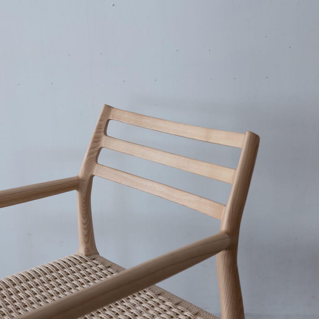 アームチェア アッシュ材 / ウレタン塗装 ペーパーコード F7-135NA