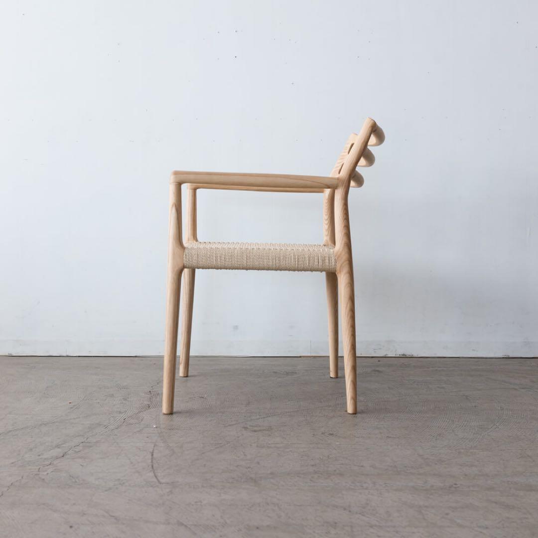 アームチェア アッシュ材 / ウレタン塗装 ペーパーコード F7-135NA