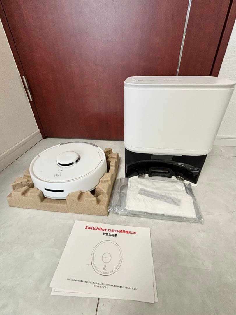 SwitchBot ロボット掃除機K10+ [吸引＋拭くタイプ（水拭き）]