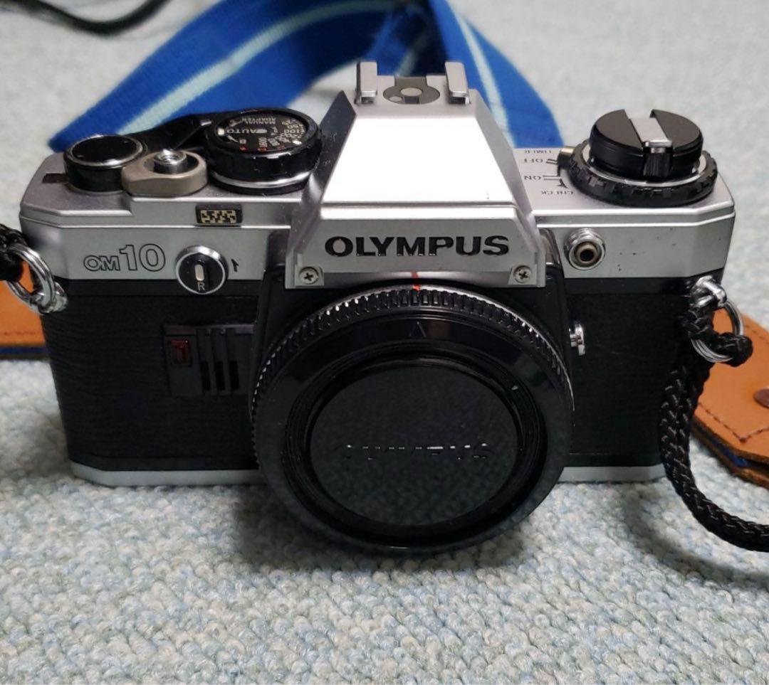 OLYMPUS OM10 フィルムカメラ (55mmの望遠付き)動OK