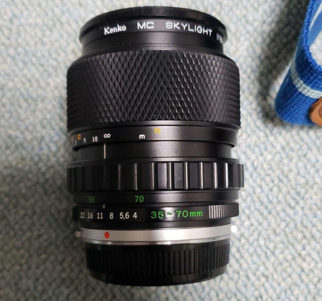 OLYMPUS OM10 フィルムカメラ (55mmの望遠付き)動OK