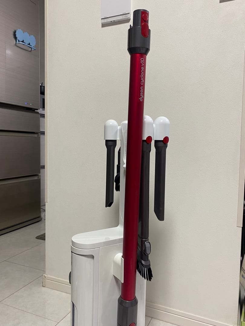 【美品】dyson SV12　純正フロアドック付エコーモード51分続く運転