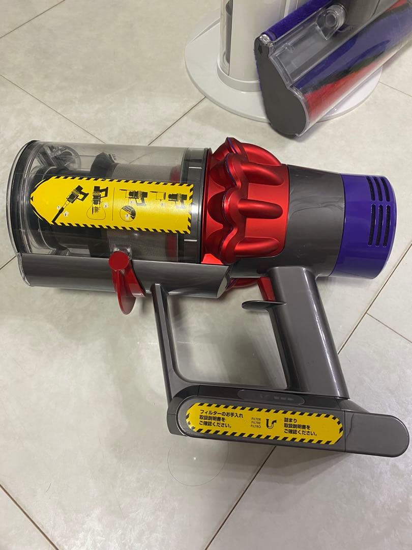 【美品】dyson SV12　純正フロアドック付エコーモード51分続く運転