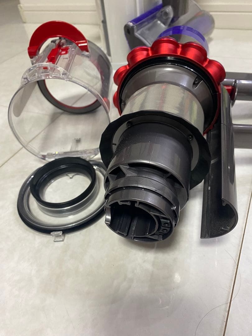 【美品】dyson SV12　純正フロアドック付エコーモード51分続く運転