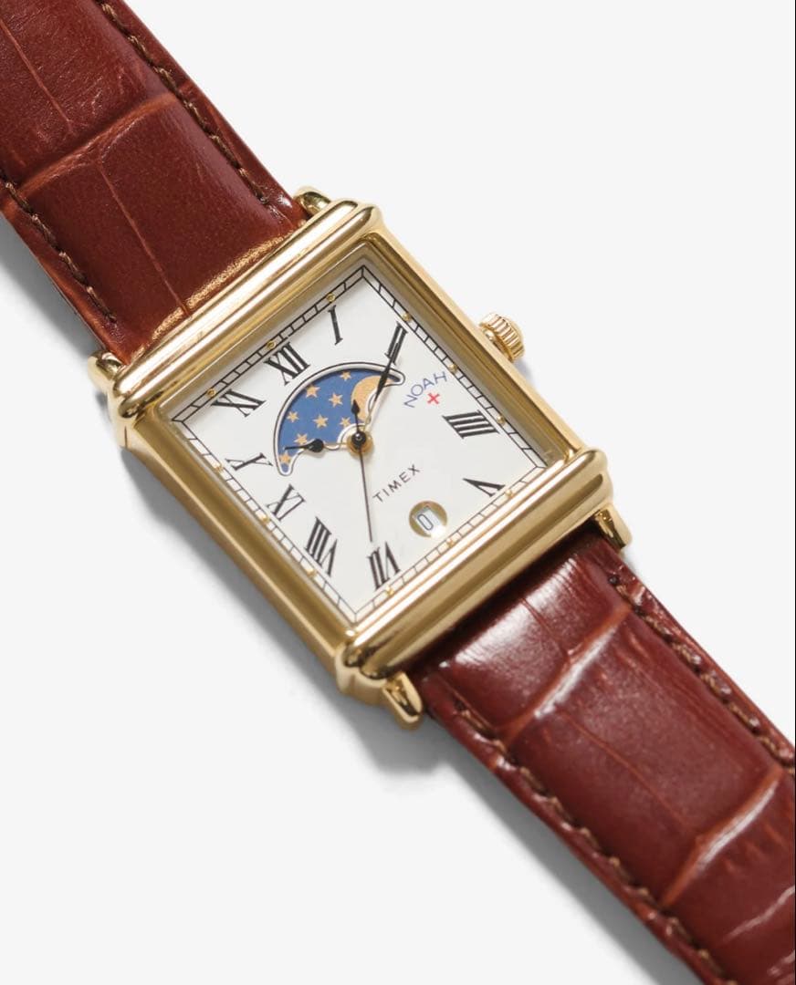 新品 Noah x Timex Moon Phase ノア ブラウン 時計
