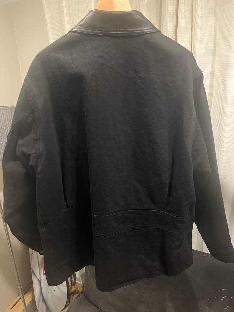 COMOLI コモリ デニムレザーワークジャケット サイズ3 25AW